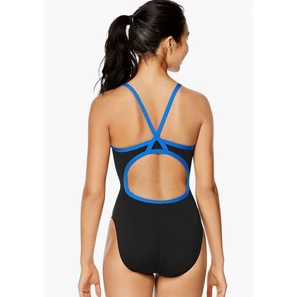 Speedo Women's Swimsuit One Piece Endurance+ Flyback Solid Adult - Picture 2 of 8